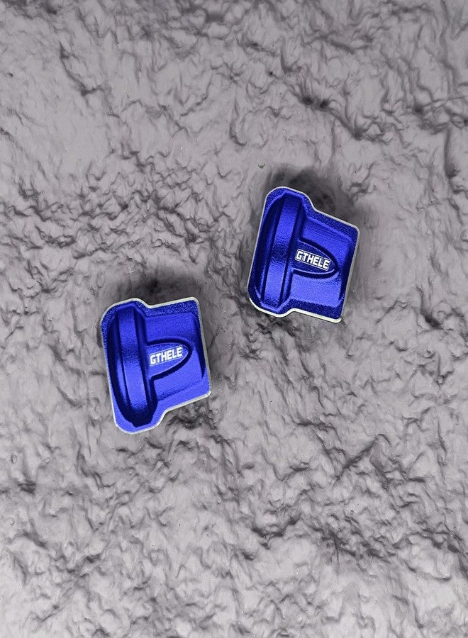 GTHELE Aluminum Diff Cover Front&Rear Bridge Axle Cover for Traxxas 1/18 TRX4M Upgrade Parts RC Crawler Car (Dark Blue) - Image 2